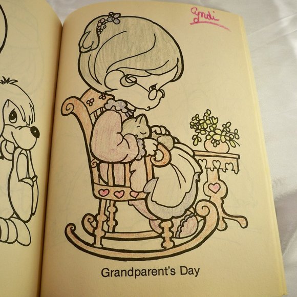 Precious Moments, Bible KJV Red Letter, 3 Coloring Books - Picture 15 of 15